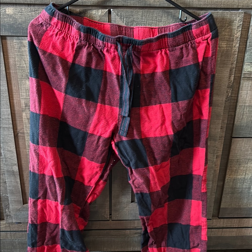 Red and Black Plaid Pajamas